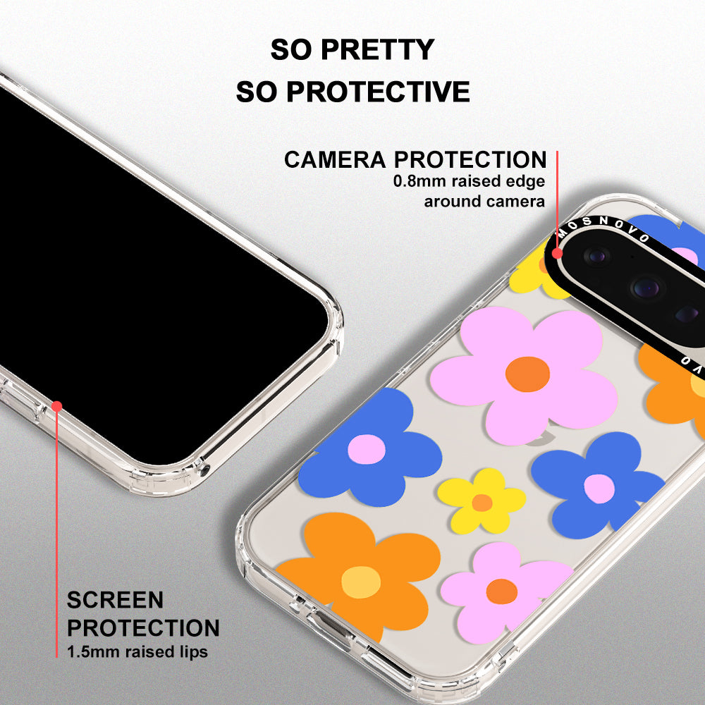 60's Groovy Flower Phone Case - Google Pixel 9 Pro XL Case