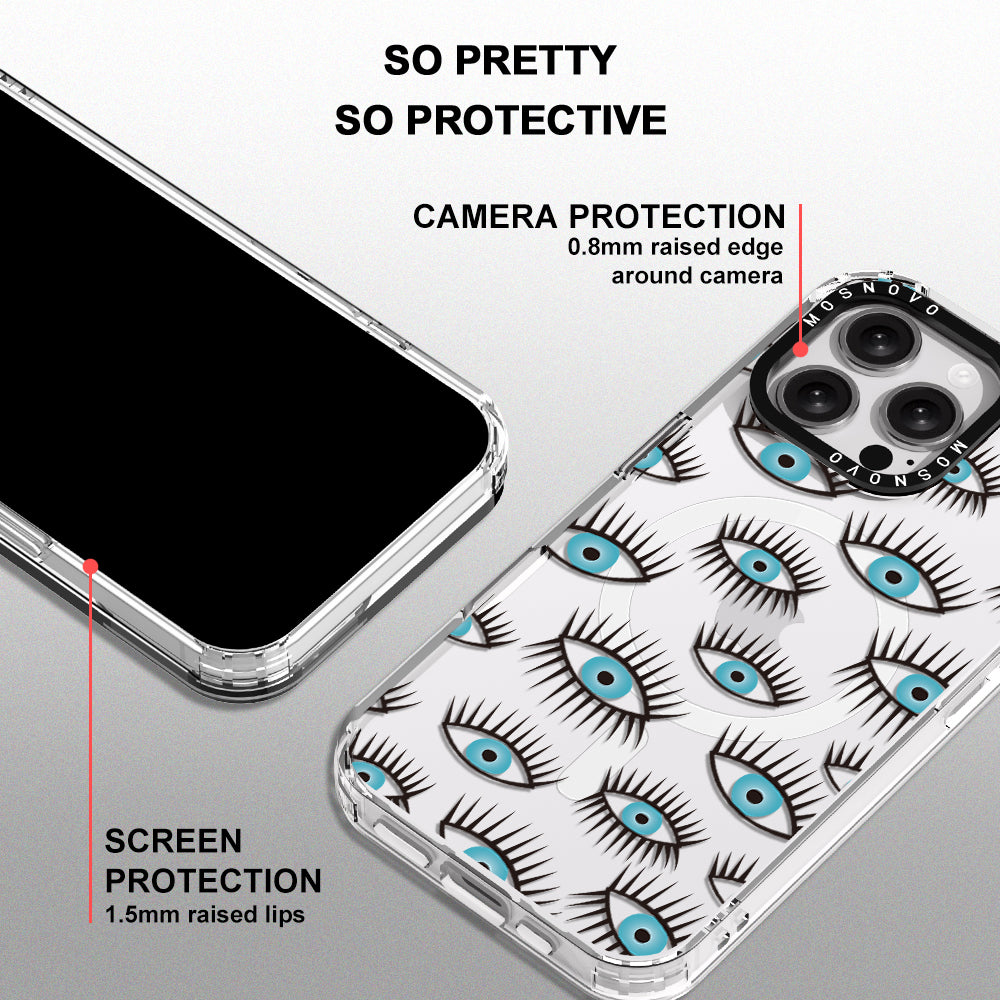 Evil Eye Phone Case - iPhone 16 Pro Max Case - MOSNOVO