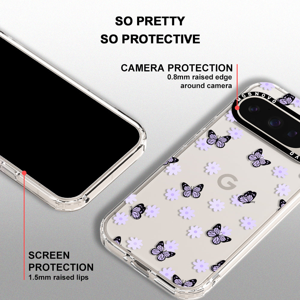 Lilac Butterfly Phone Case - Google Pixel 9 Pro XL Case