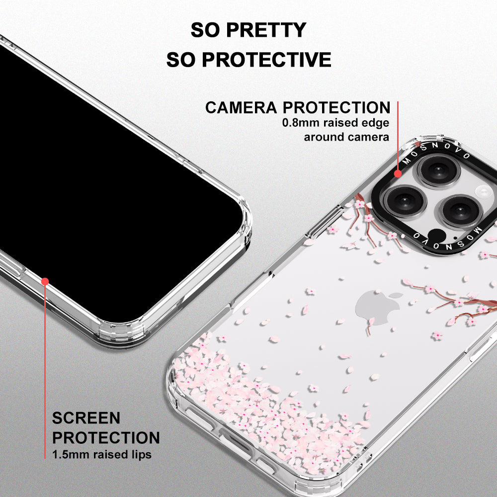 Sakura Phone Case - iPhone 16 Pro Case Clear