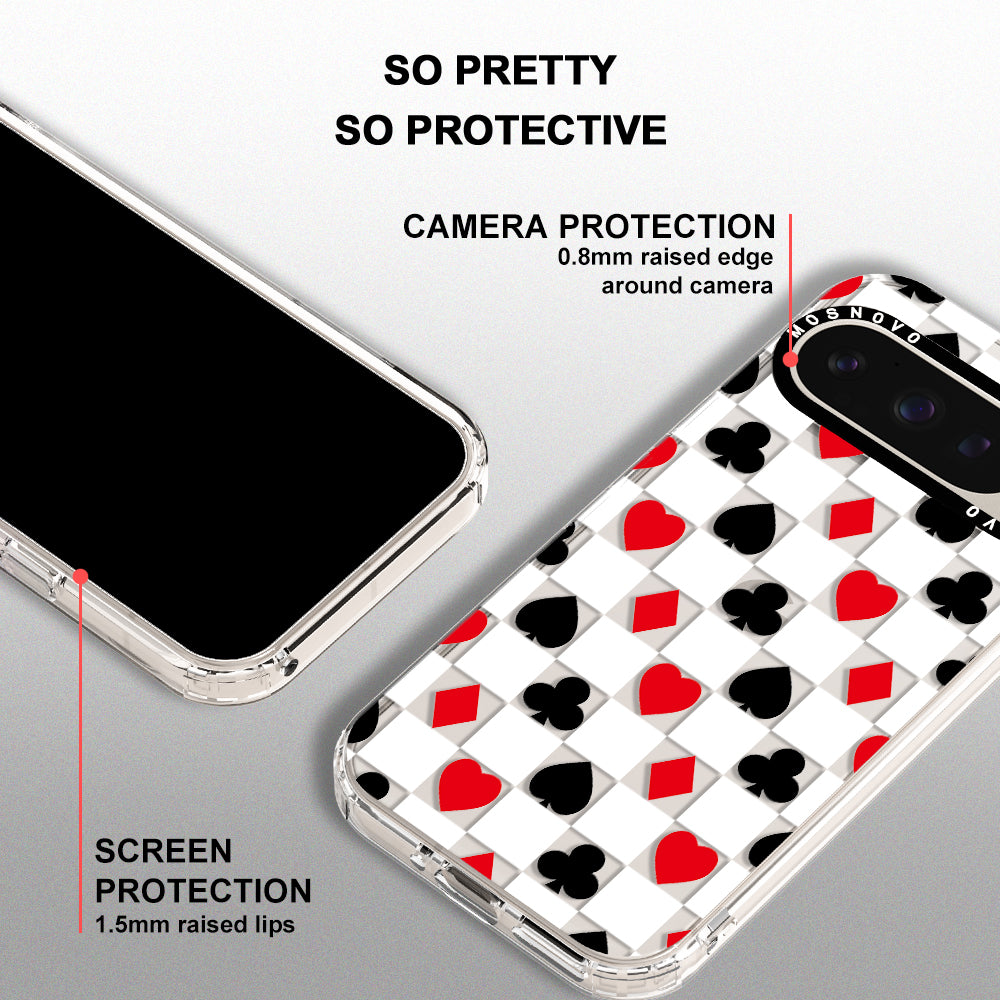 Checker Poker Phone Case - Google Pixel 9 Pro XL Case