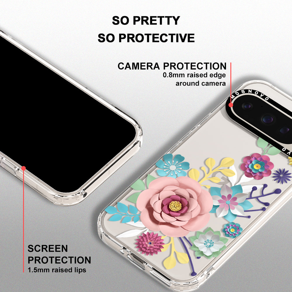 3D Floral Phone Case - Google Pixel 9 Pro XL Case