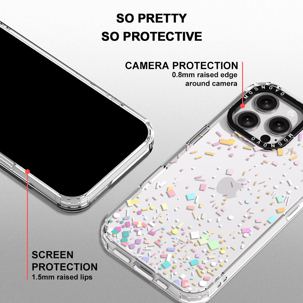 Confetti Phone Case - iPhone 16 Pro Max Case - MOSNOVO