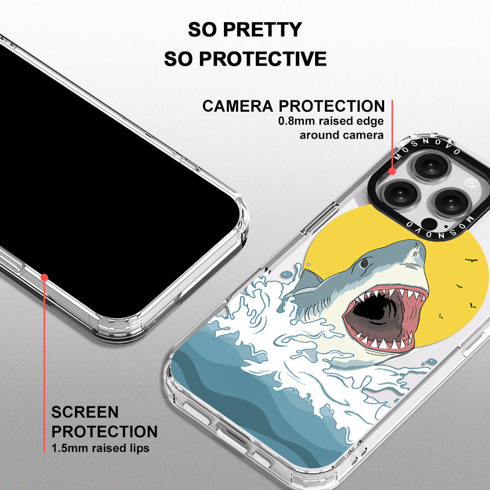 Shark Phone Case - iPhone 16 Pro Max Case - MOSNOVO