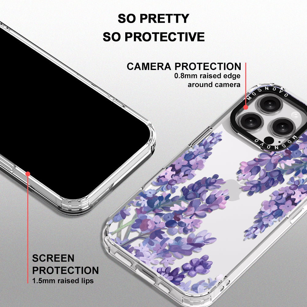 Lavender Phone Case - iPhone 16 Pro Max Case - MOSNOVO