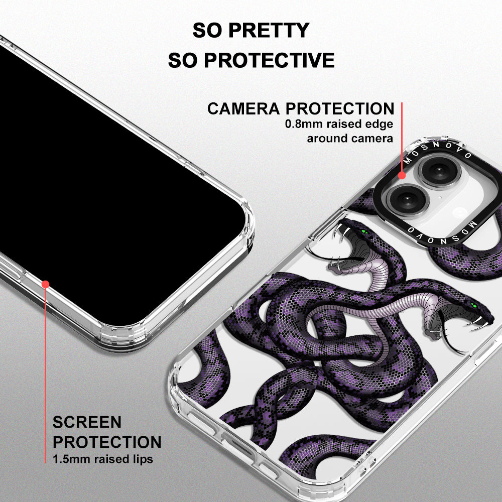 Mystery Snake Phone Case - iPhone 16 Case - MOSNOVO