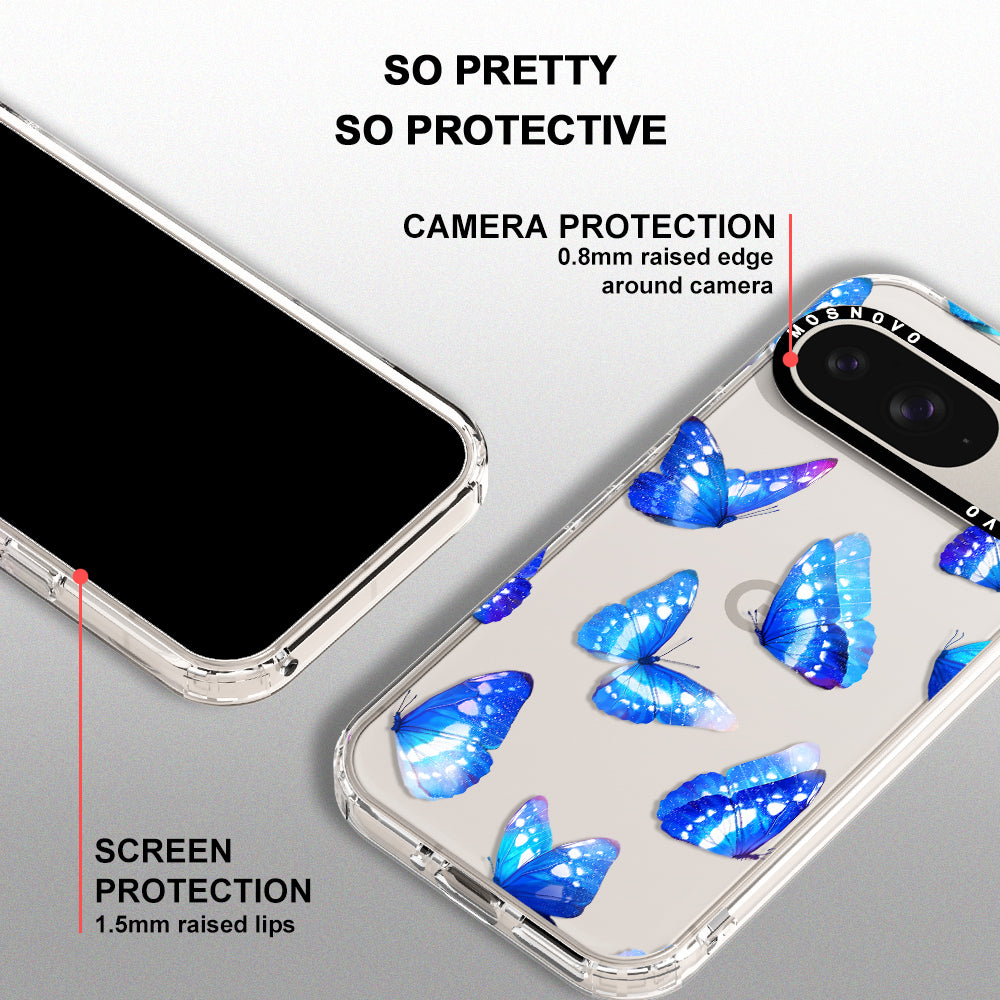 Blue Butterflies Phone Case - Google Pixel 9 Case