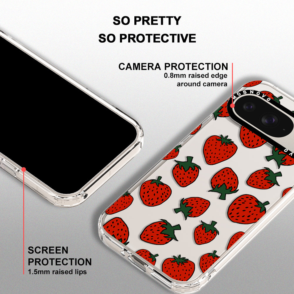 Red Strawberry Phone Case - Google Pixel 9 Case