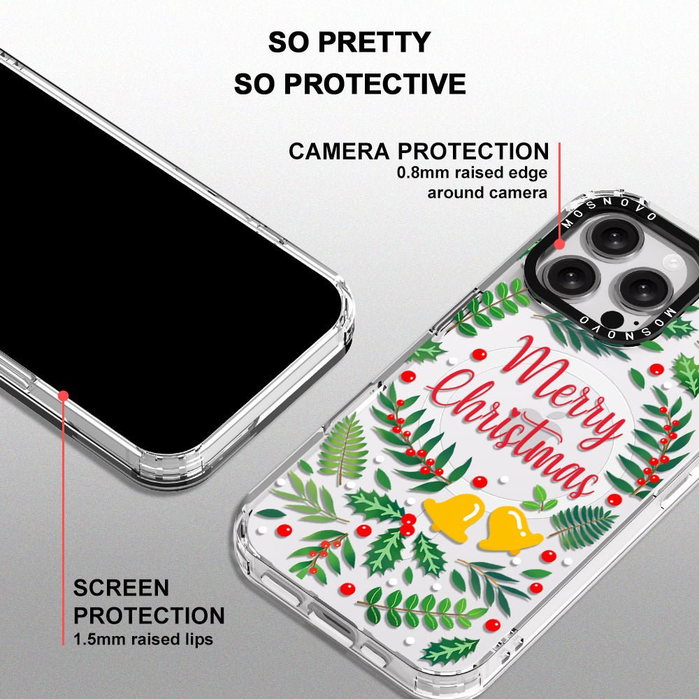 Merry Christmas Phone Case - iPhone 16 Pro Max Case - MOSNOVO