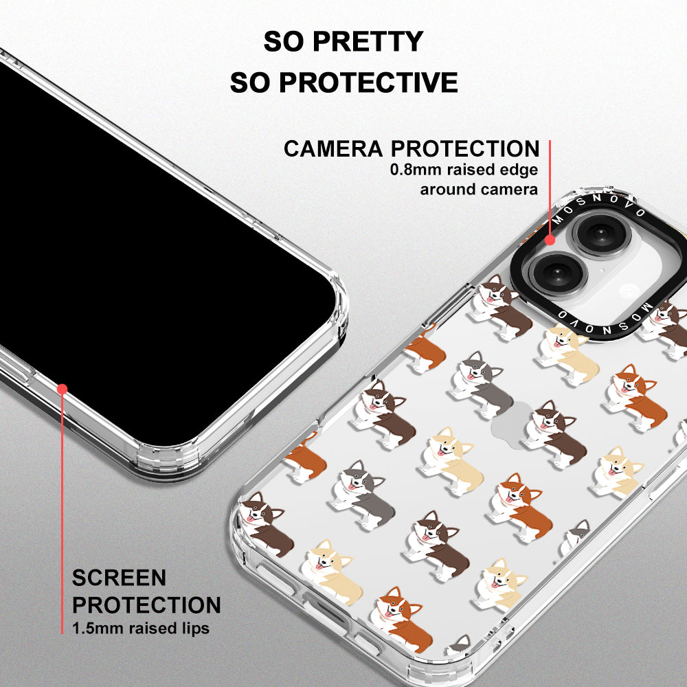 Cute Corgi Phone Case - iPhone 16 Case - MOSNOVO