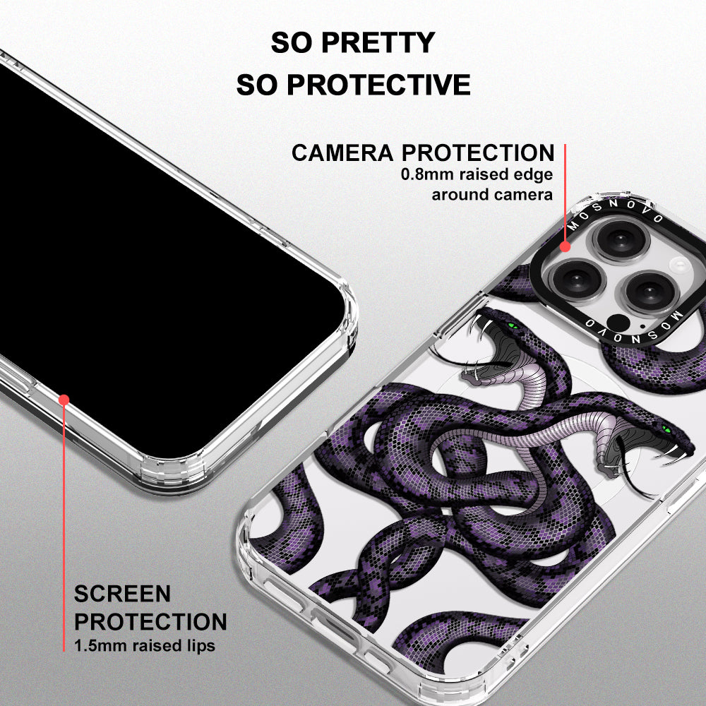 Mystery Snake Phone Case - iPhone 16 Pro Max Case - MOSNOVO