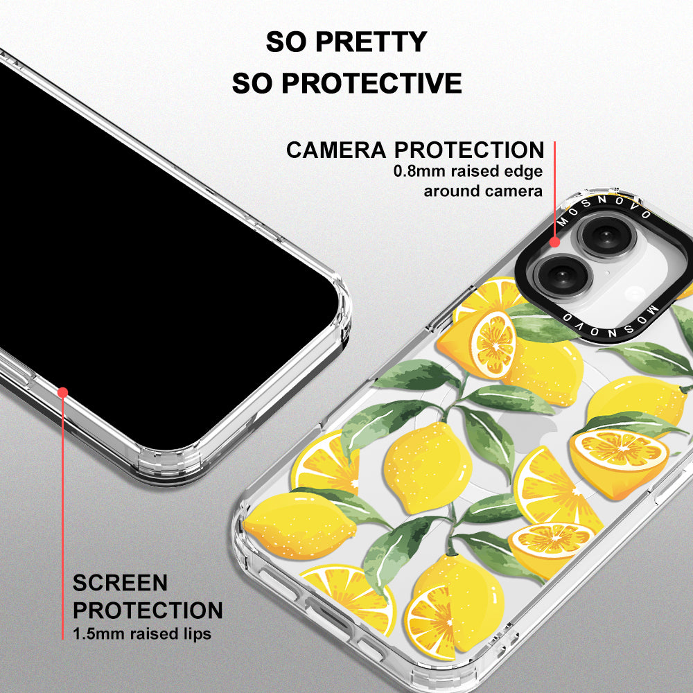 Lemon Phone Case - iPhone 16 Case - MOSNOVO