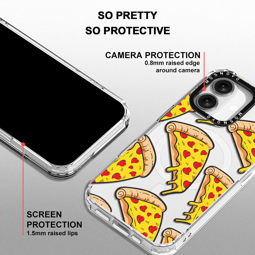 Pizza Phone Case - iPhone 16 Plus Case - MOSNOVO