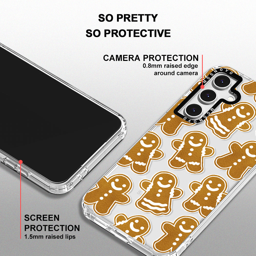 Ginger Breadman Phone Case - Samsung Galaxy S24 FE Case - MOSNOVO