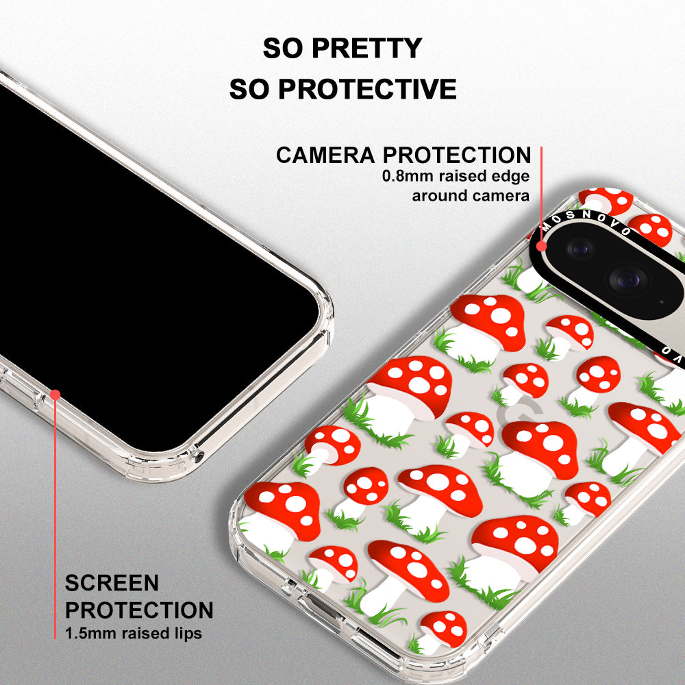 Cute Mushroom Phone Case - Google Pixel 9 Case