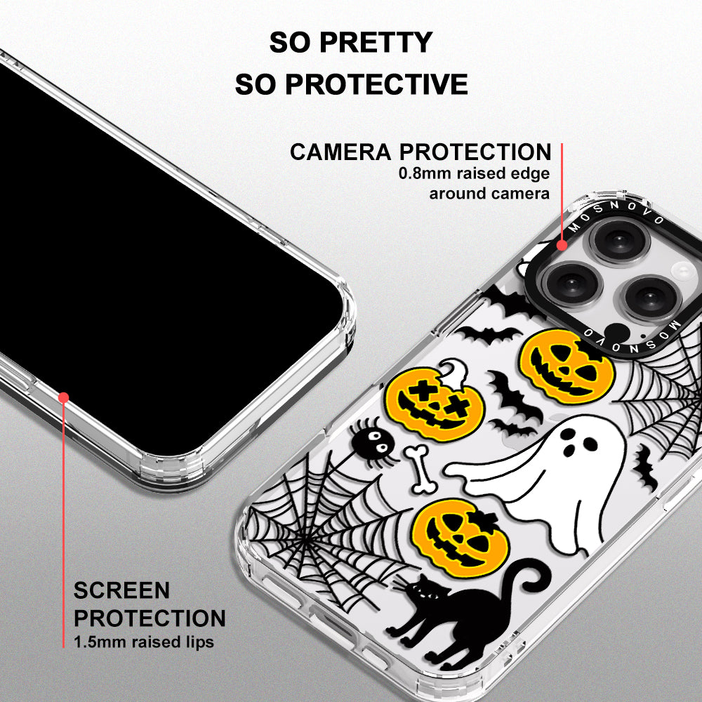 Halloween Pumpkin Phone Case - iPhone 16 Pro Case - MOSNOVO