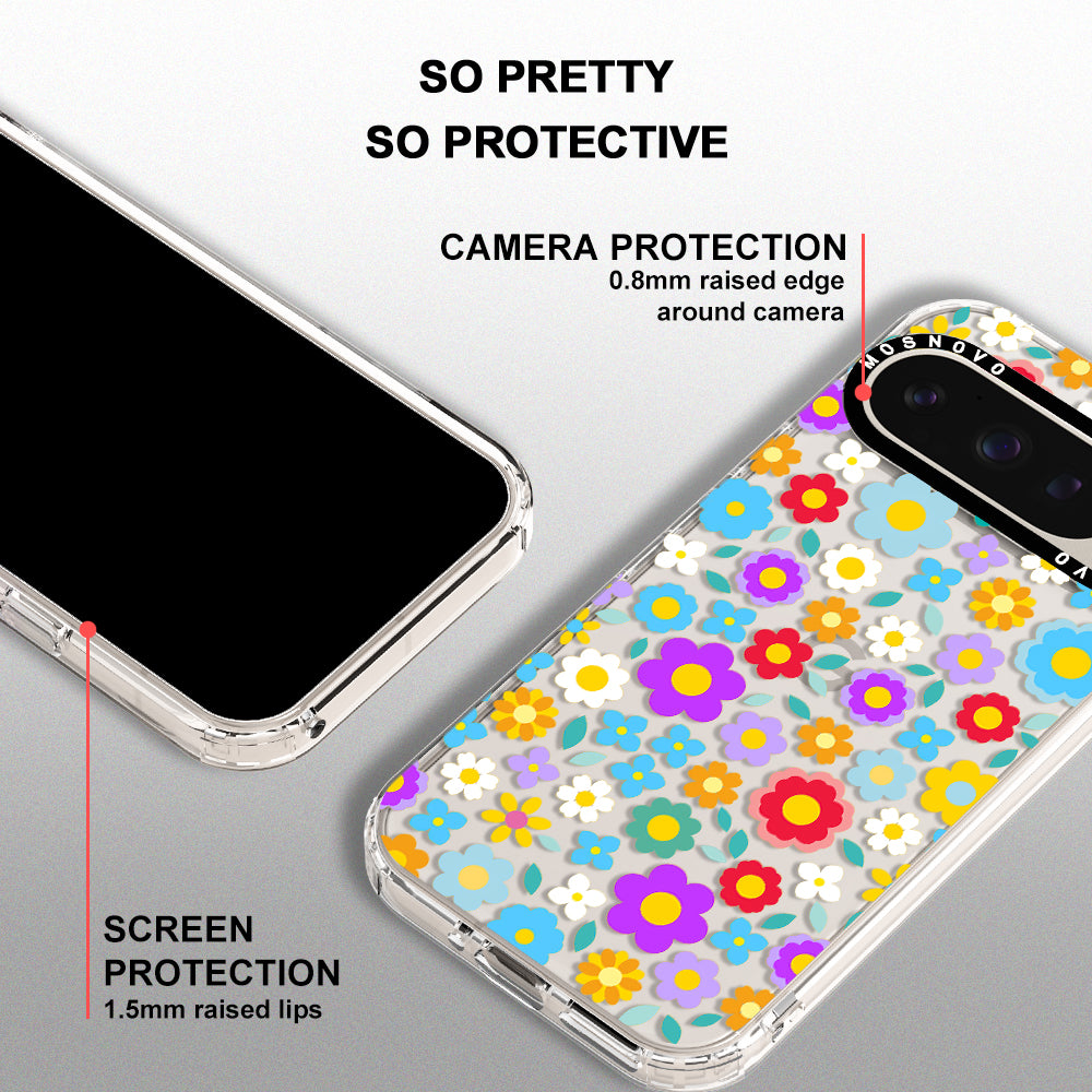 Groovy Floral Phone Case - Google Pixel 9 Pro Case