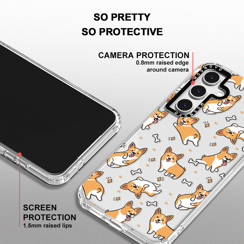 Corgi Phone Case - Samsung Galaxy S24 FE Case - MOSNOVO