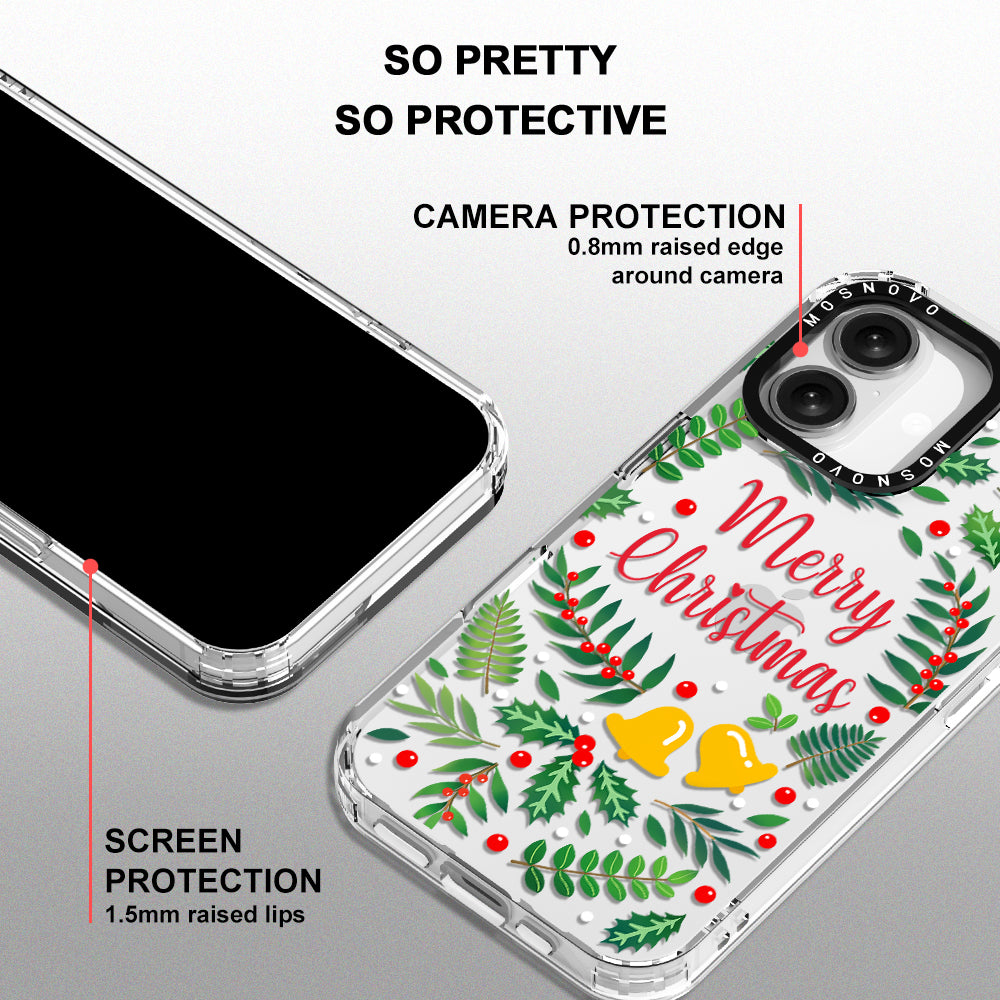 Merry Christmas Phone Case - iPhone 16 Case - MOSNOVO