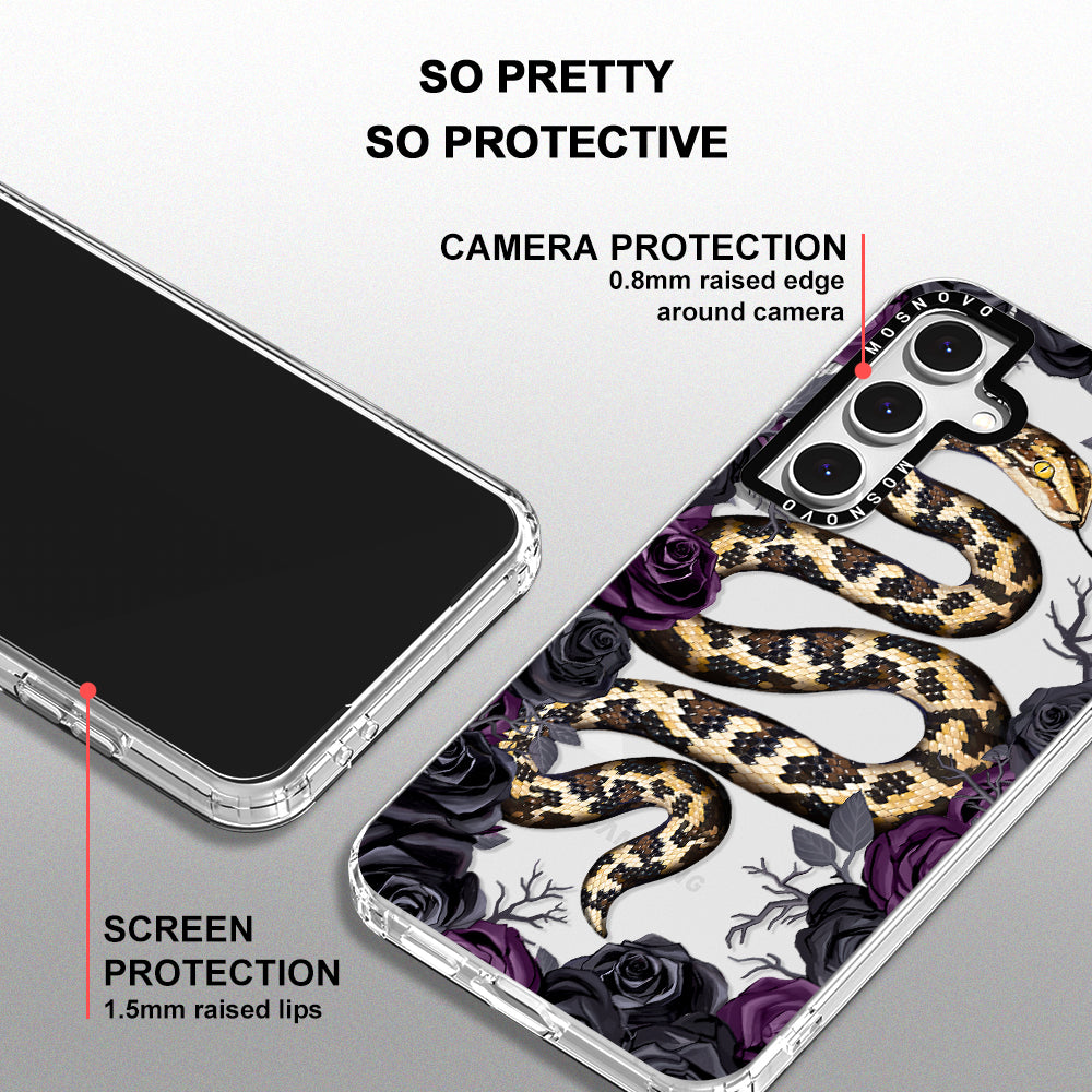 Secret Snake Garden Phone Case - Samsung Galaxy S24 FE Case - MOSNOVO