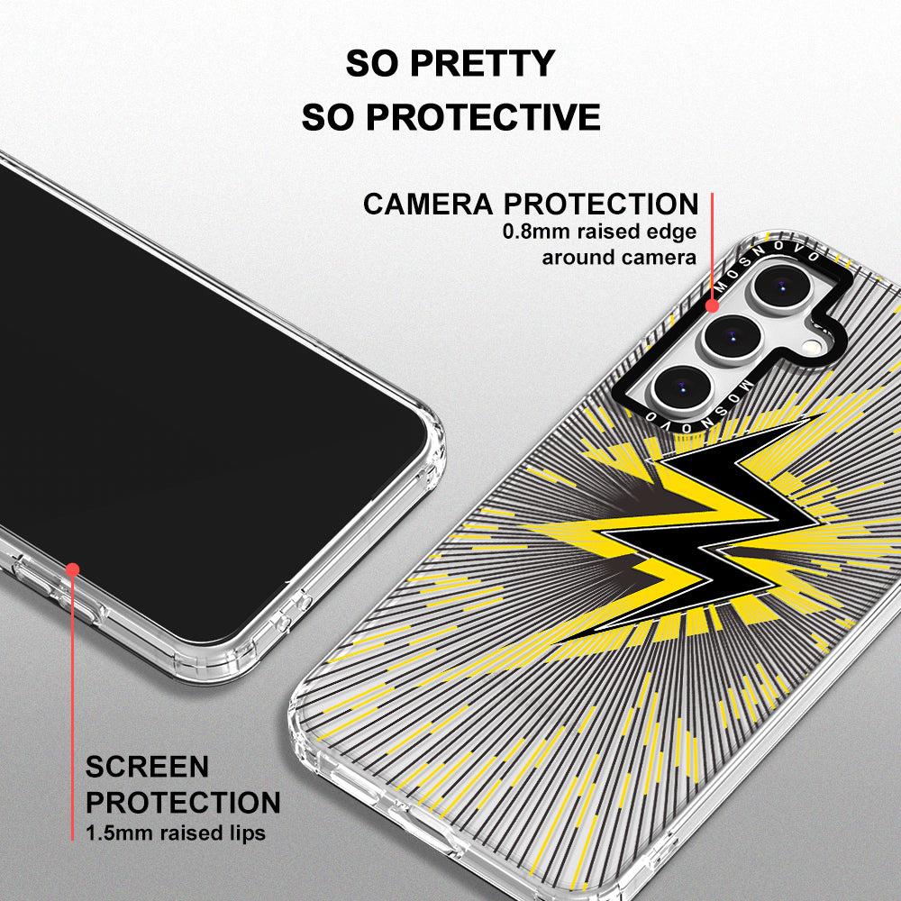 Lightning Bolt Phone Case - Samsung Galaxy S24 FE Case - MOSNOVO