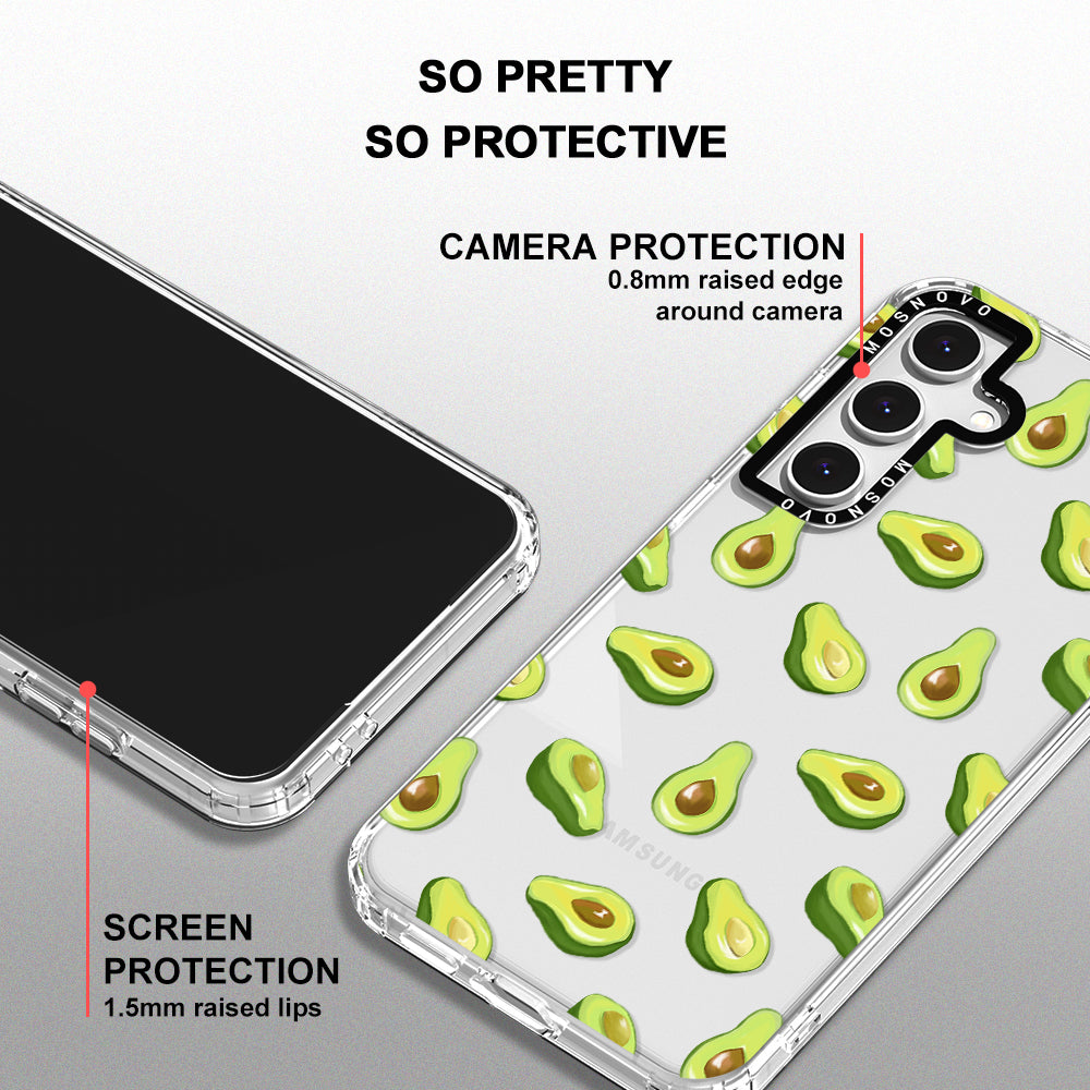 Fleshy Avocado Phone Case - Samsung Galaxy S24 FE Case - MOSNOVO