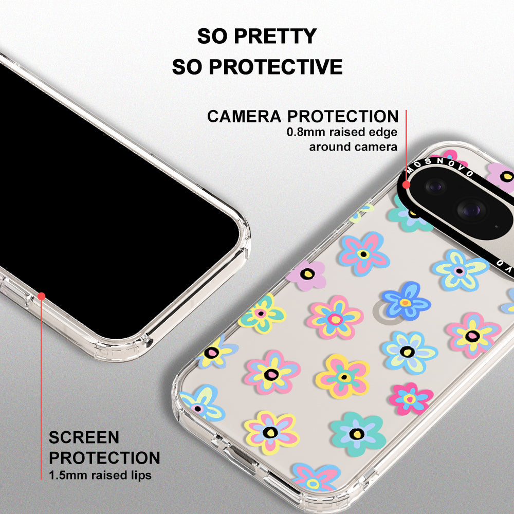 Groovy Flower Phone Case - Google Pixel 9 Case