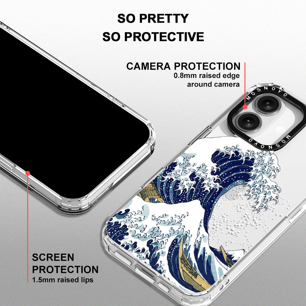 Great Wave Phone Case - iPhone 16 Plus Case - MOSNOVO