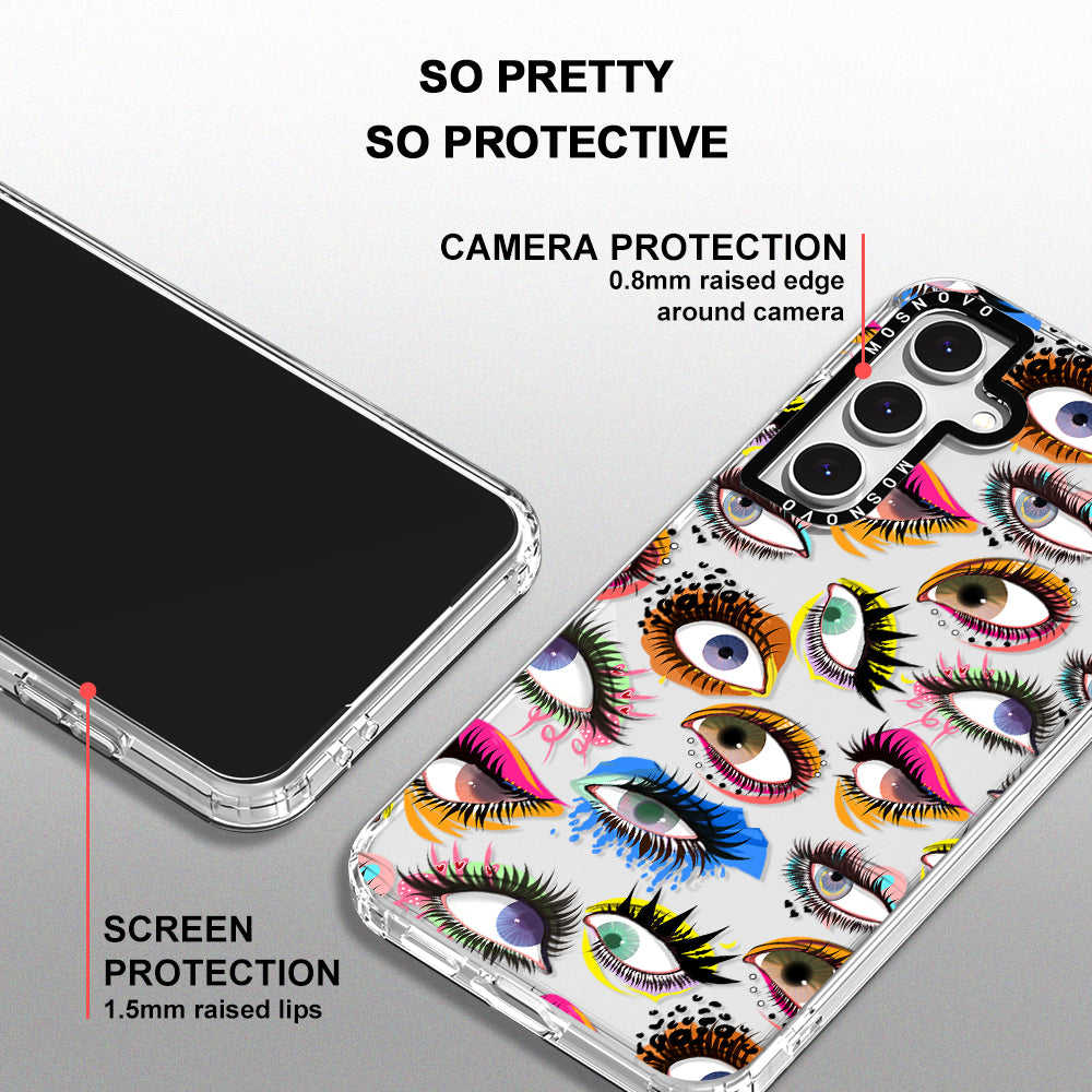 Eyes Phone Case - Samsung Galaxy S24 FE Case - MOSNOVO