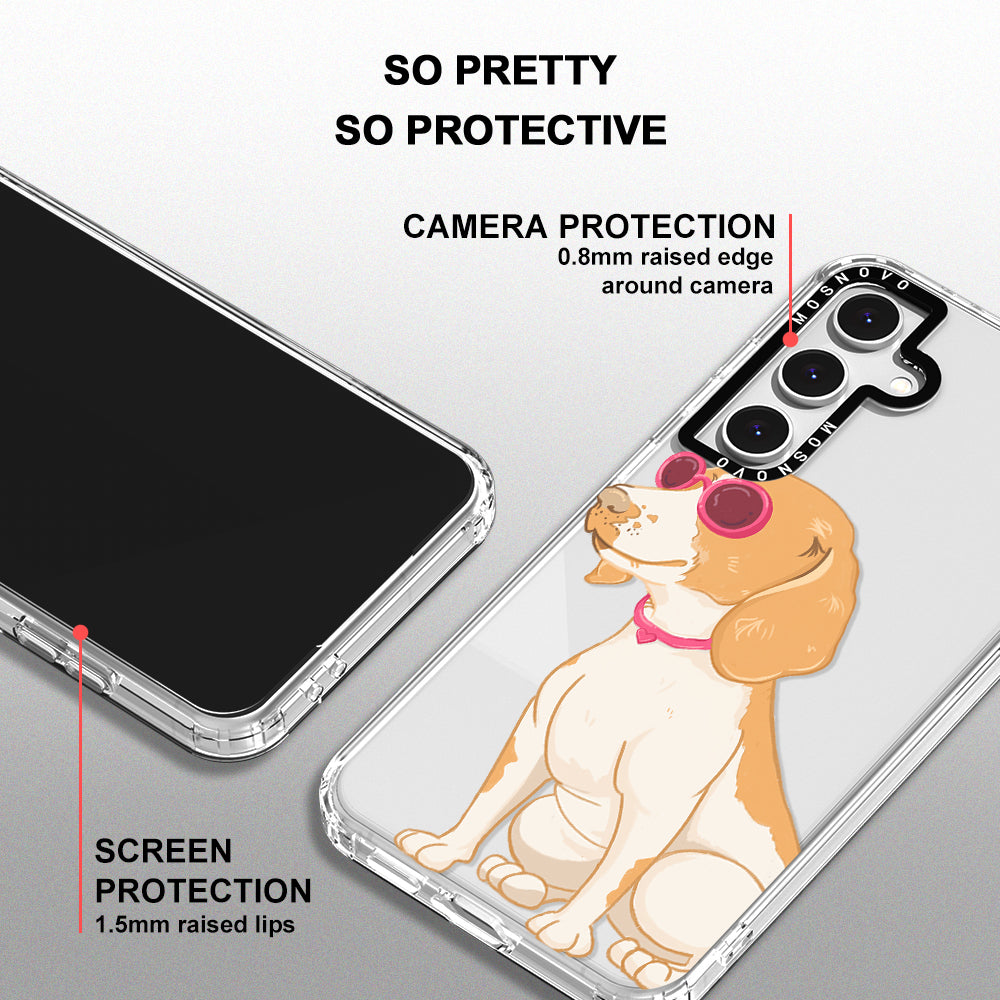 Cute Beagle Phone Case - Samsung Galaxy S24 FE Case - MOSNOVO