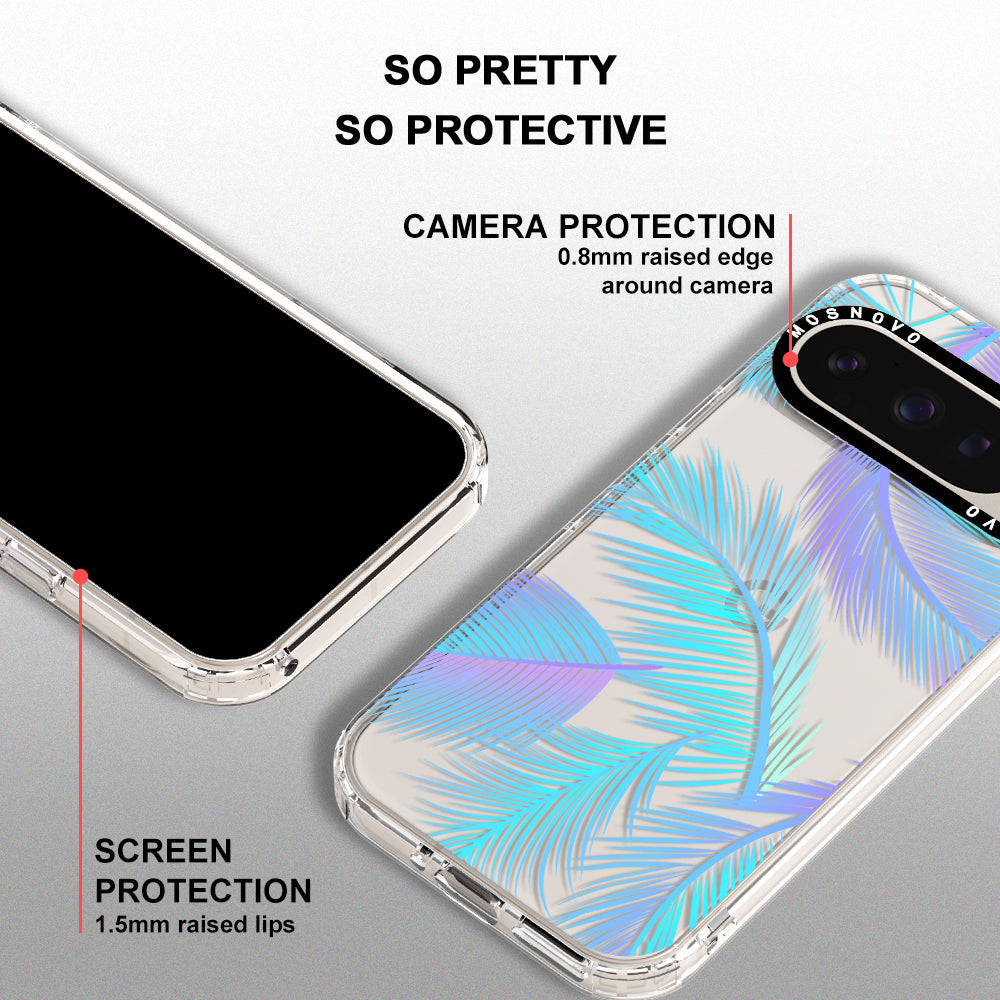 Gradient Tropical Palm Leaf Phone Case - Google Pixel 9 Pro Case