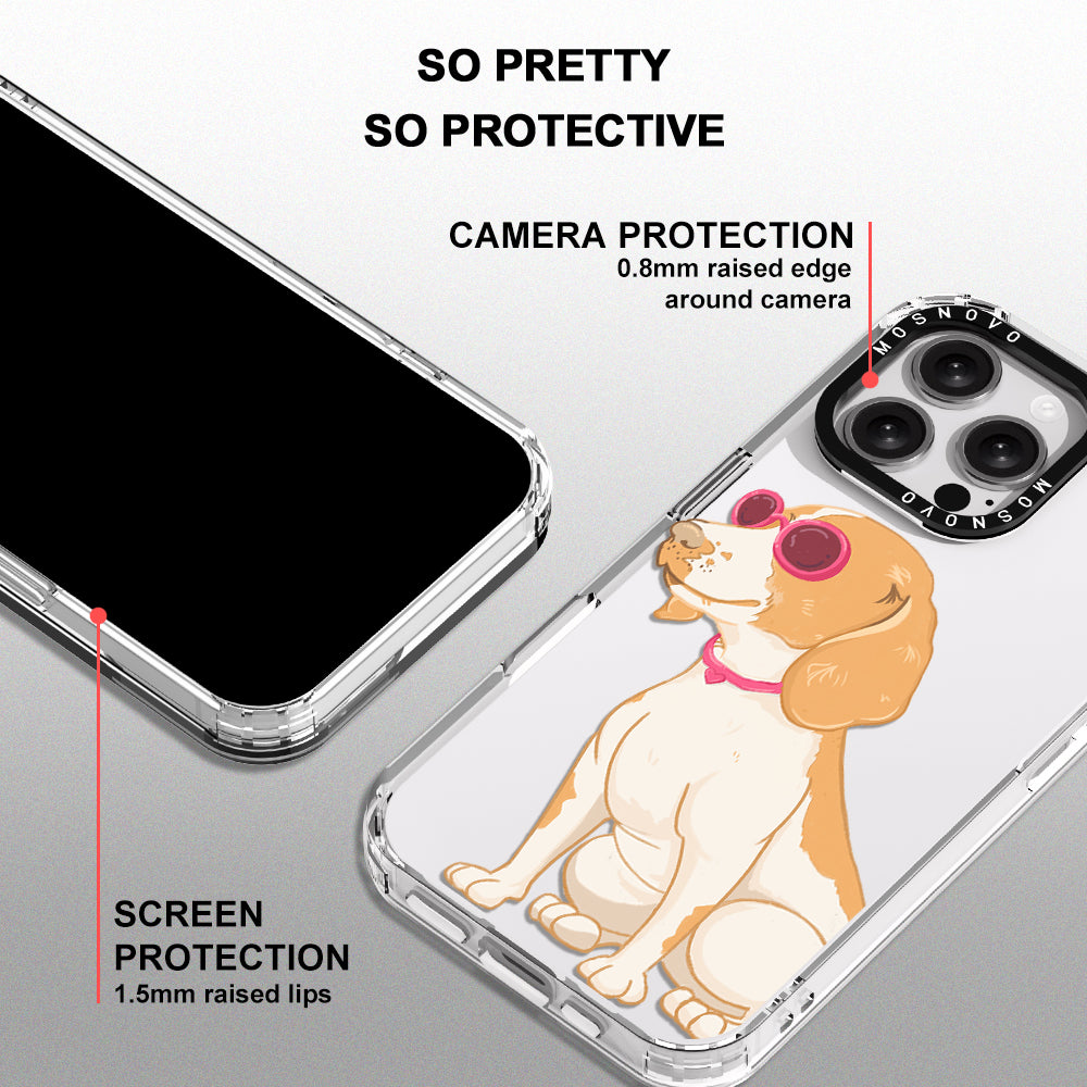 Cute Beagle Phone Case - iPhone 16 Pro Max Case - MOSNOVO