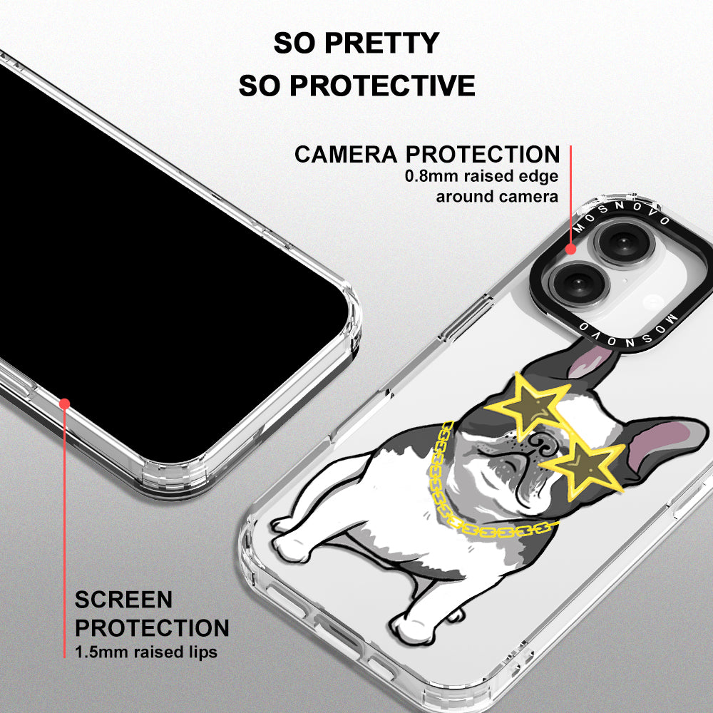 Cool French Bulldog Phone Case - iPhone 16 Plus Case - MOSNOVO