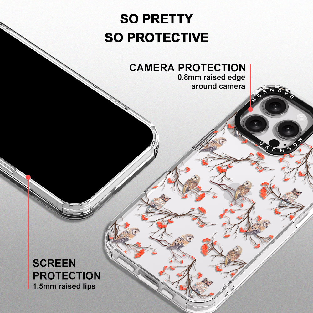 Owl Phone Case - iPhone 16 Pro Max Case - MOSNOVO