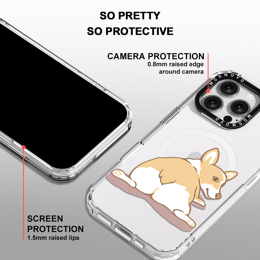 Corgi Dog Phone Case - iPhone 16 Pro Max Case - MOSNOVO