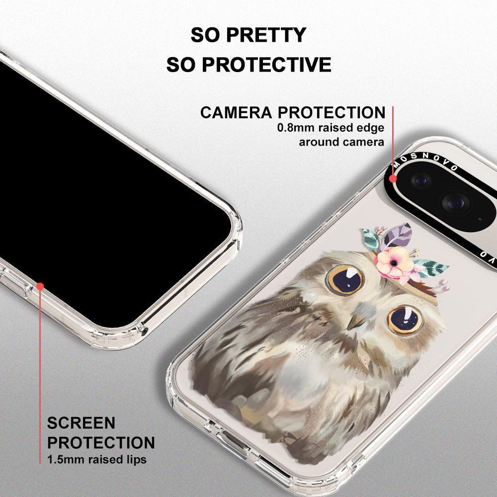 Cute Owl Phone Case - Google Pixel 9 Case