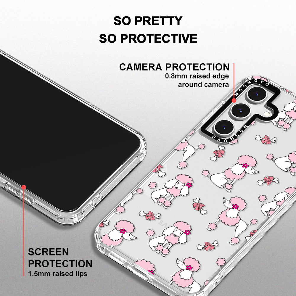 Cute Poodle Phone Case - Samsung Galaxy S24 FE Case - MOSNOVO