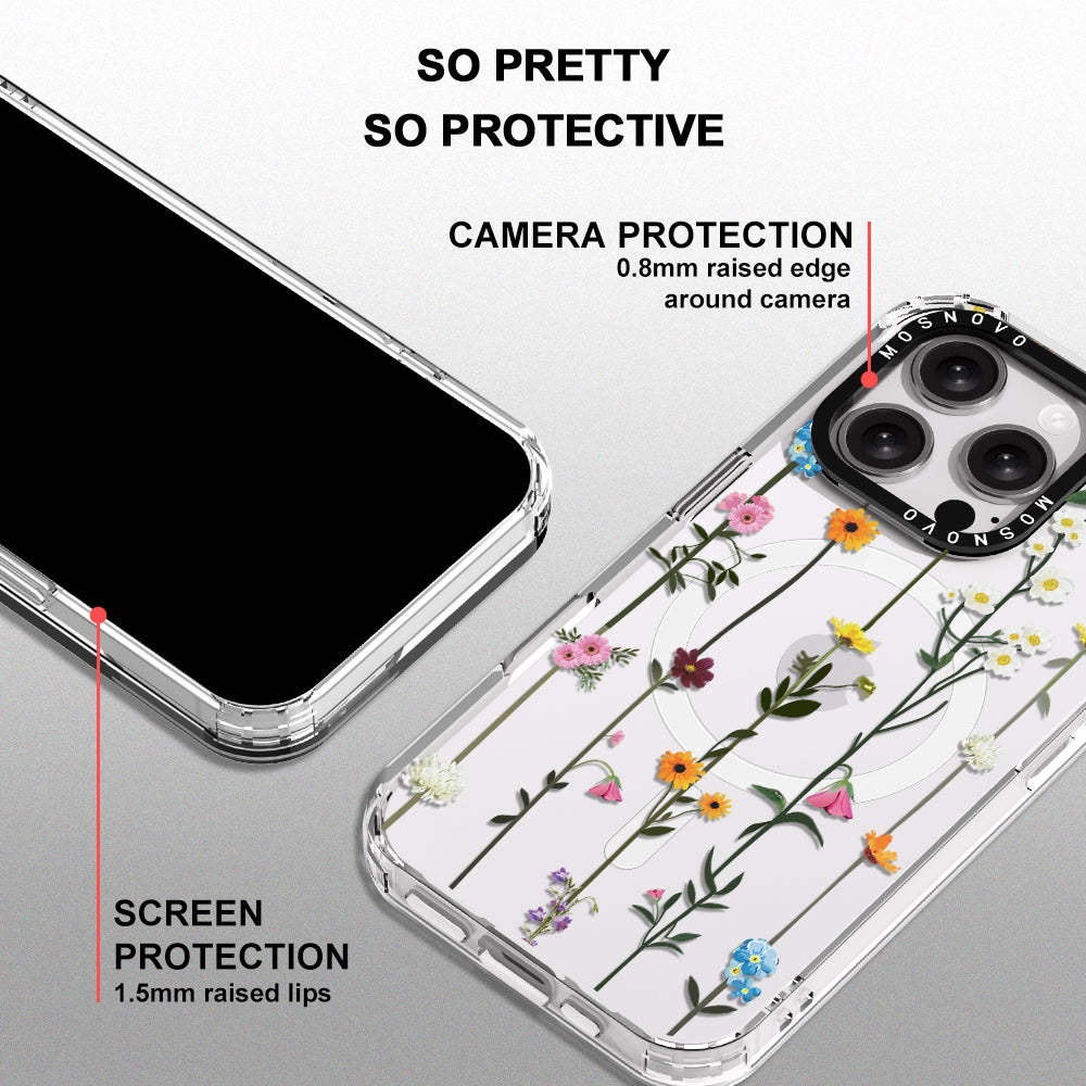 Wildflowers Phone Case - iPhone 16 Pro Case - MOSNOVO