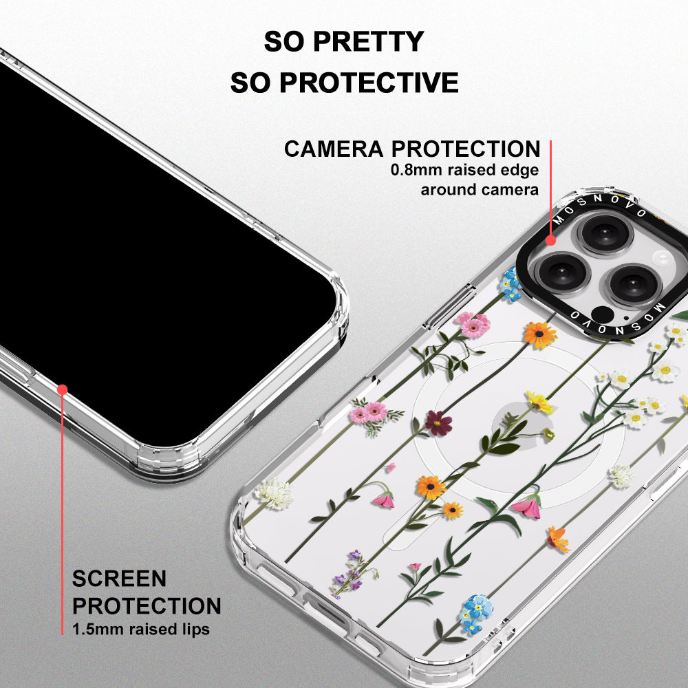 Wildflowers Phone Case - iPhone 16 Pro Max Case - MOSNOVO