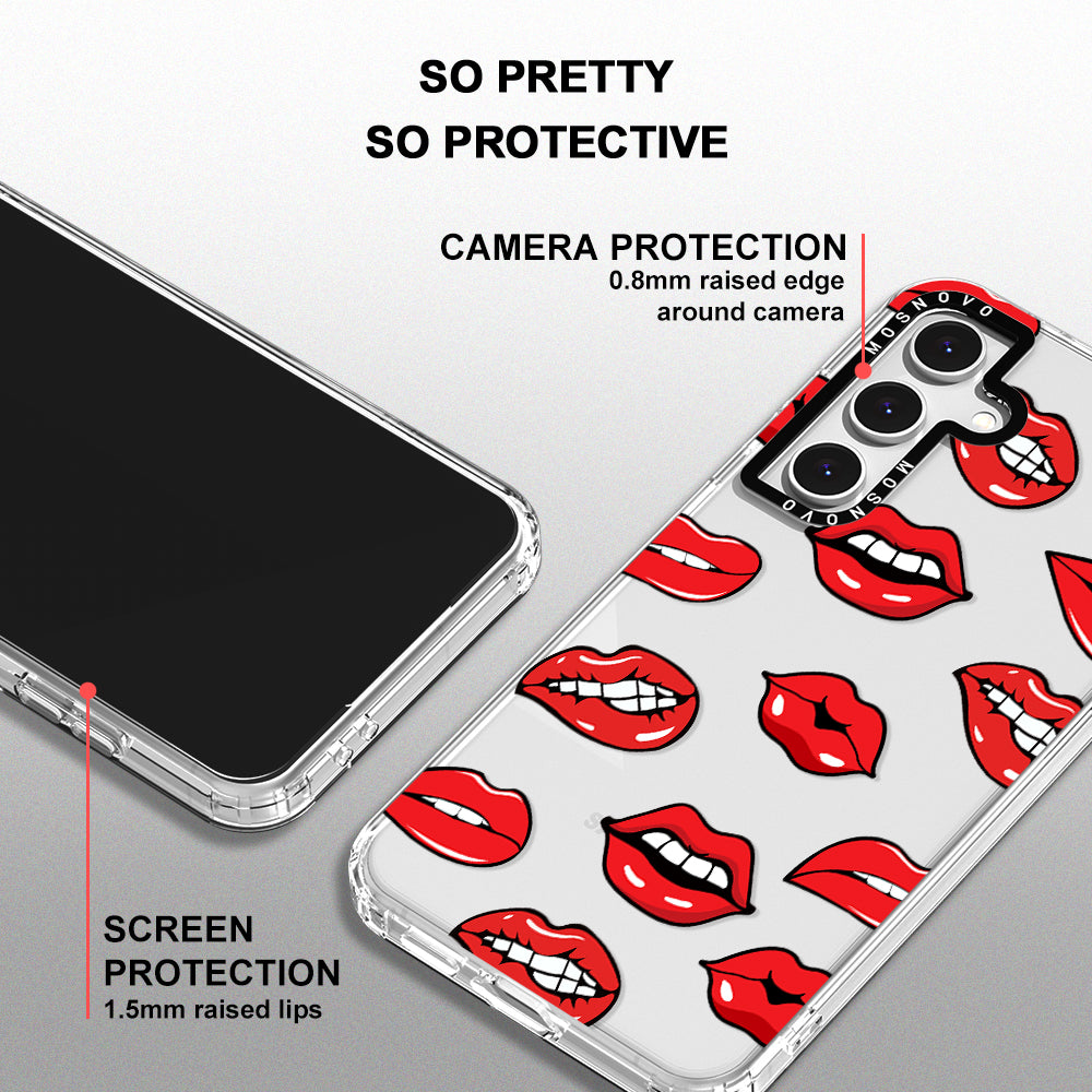 Hot Lips Phone Case - Samsung Galaxy S24 FE Case - MOSNOVO