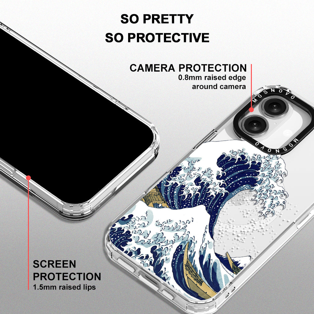 Great Wave Phone Case - iPhone 16 Case - MOSNOVO