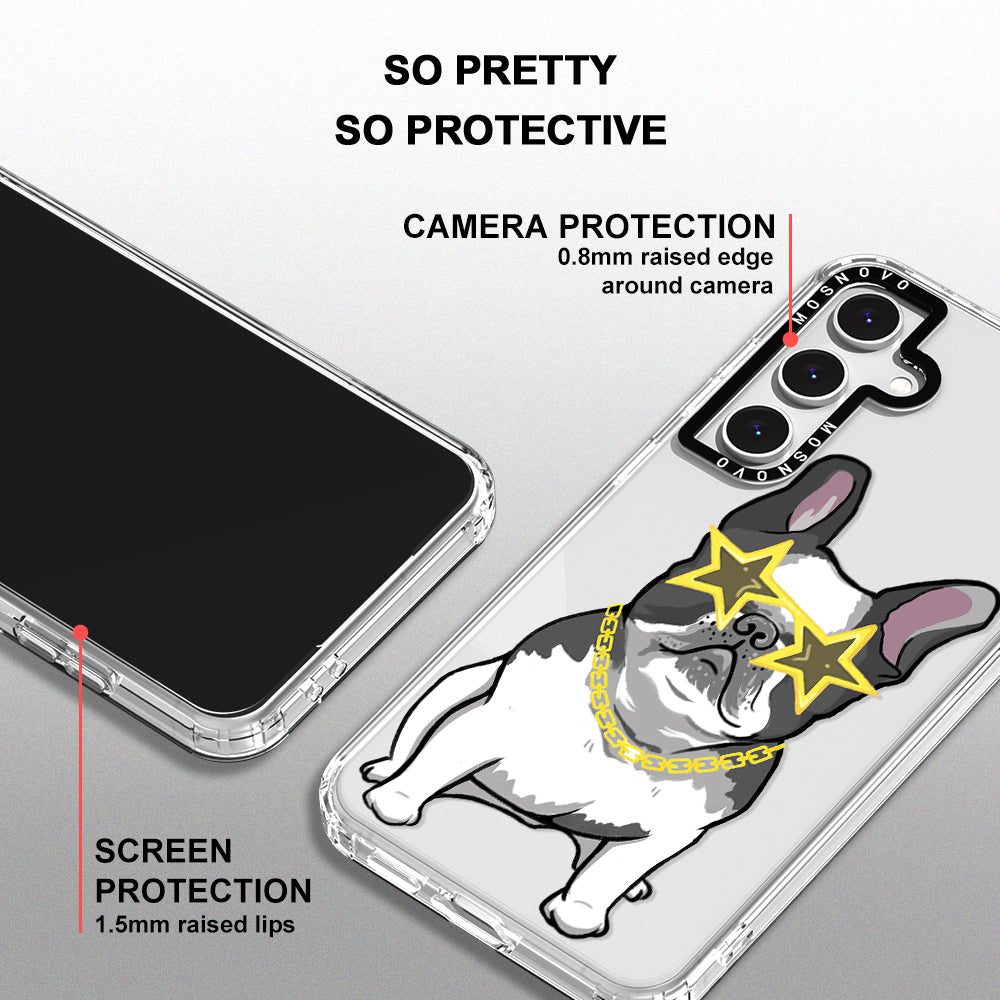 Cool French Bulldog Phone Case - Samsung Galaxy S24 FE Case - MOSNOVO