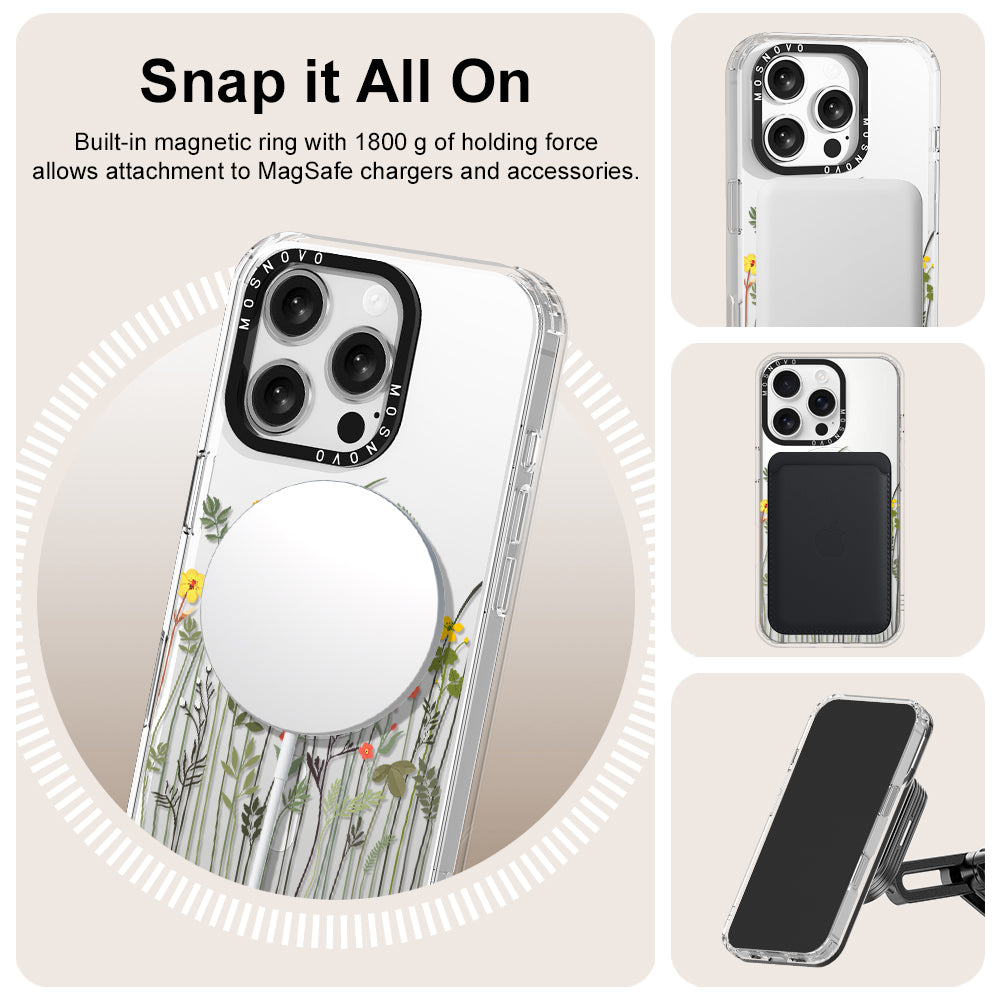 Spring Wildflower Phone Case - iPhone 16 Pro Case - MOSNOVO