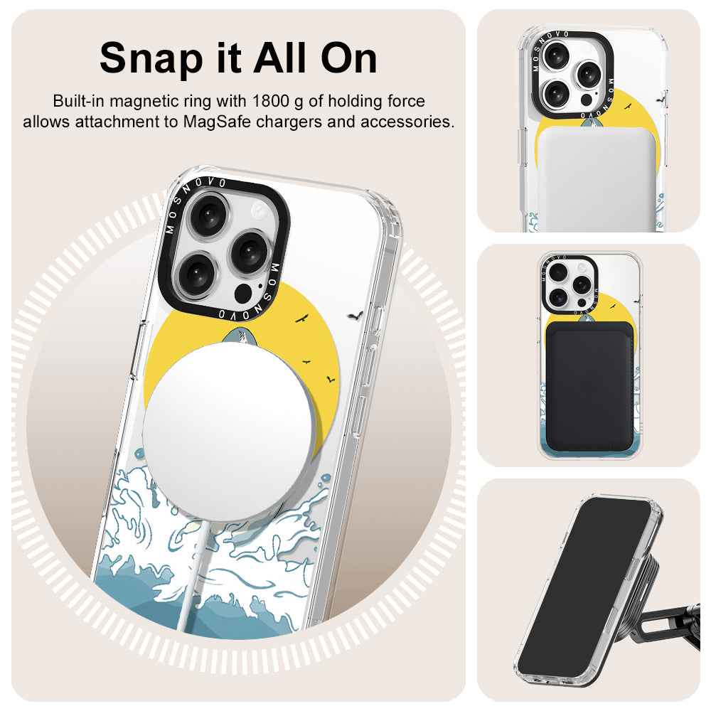 Shark Phone Case - iPhone 16 Pro Max Case - MOSNOVO