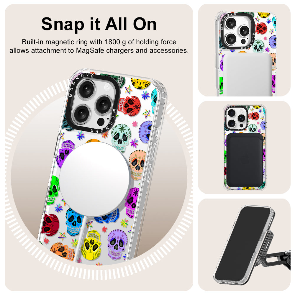 Skull Phone Case - iPhone 16 Pro Max Case - MOSNOVO