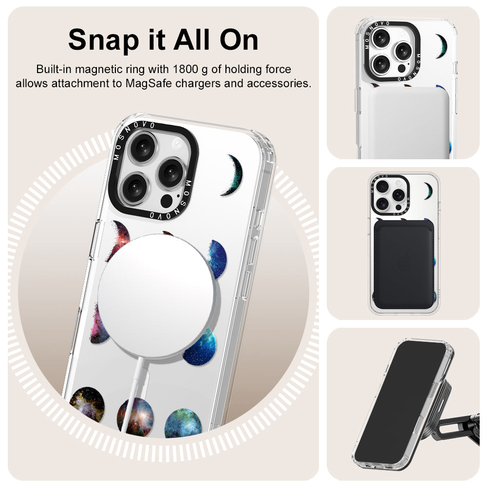 Moon Phase Phone Case - iPhone 16 Pro Max Case - MOSNOVO