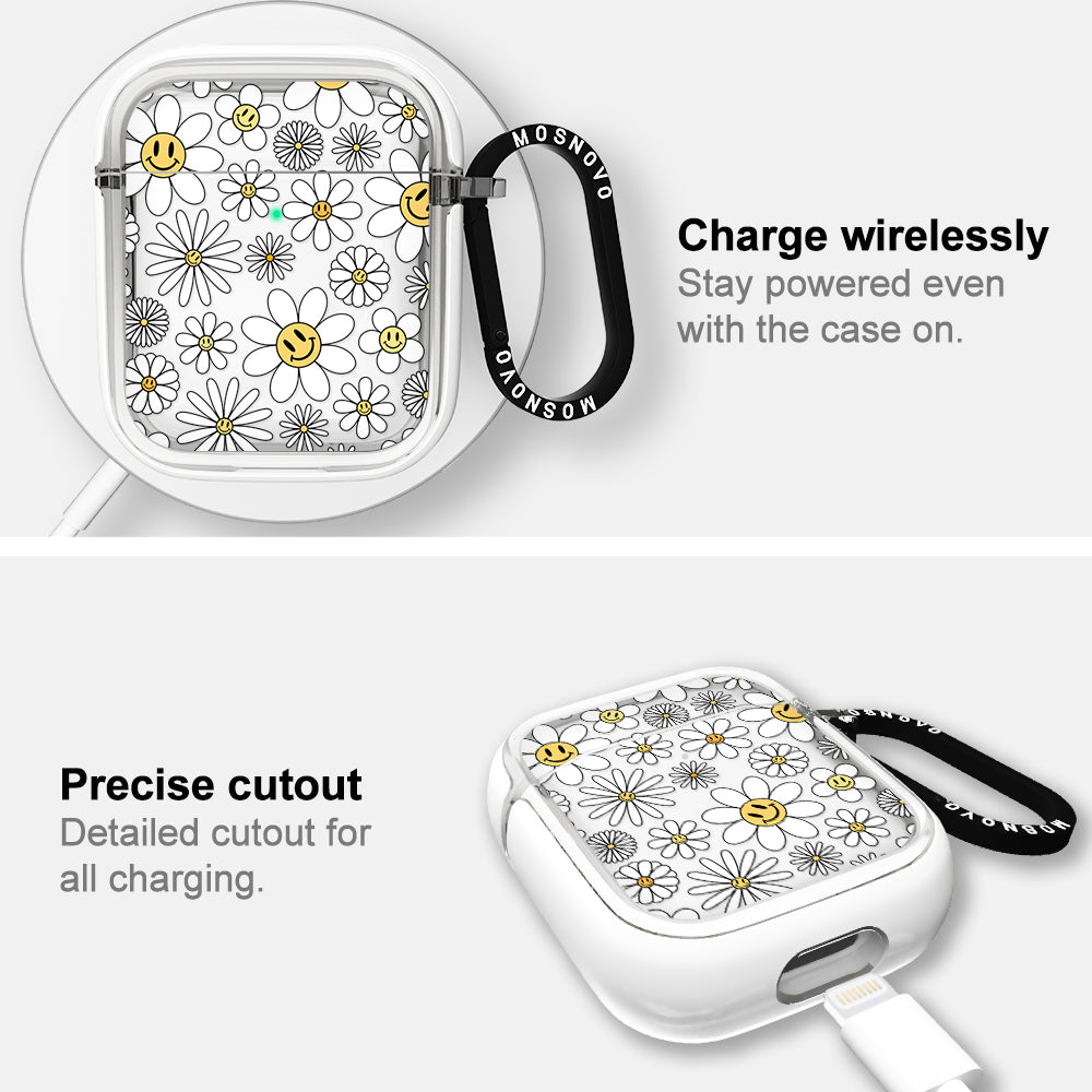 Happy Daisy Blooms AirPods 1/2 Case