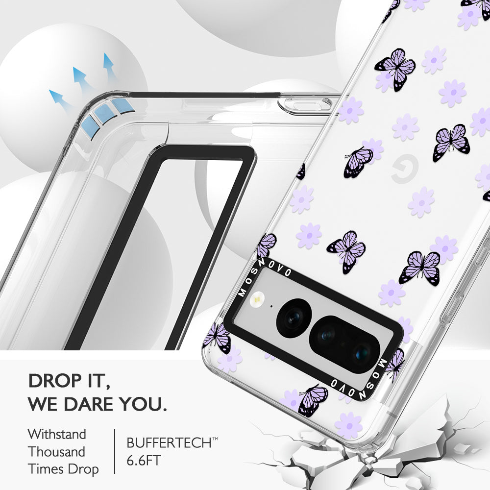 Lilac Butterfly Phone Case - Google Pixel 7 Pro Case