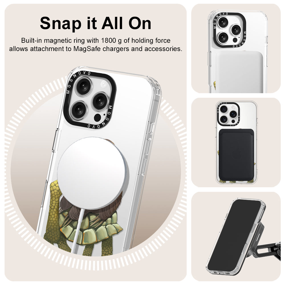 Sloth Turtle Phone Case - iPhone 16 Pro Max Case - MOSNOVO