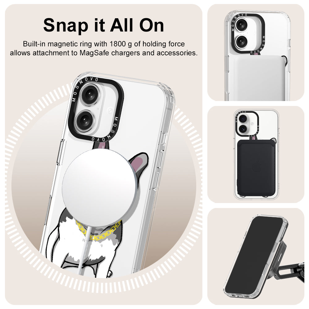 Cool French Bulldog Phone Case - iPhone 16 Plus Case - MOSNOVO